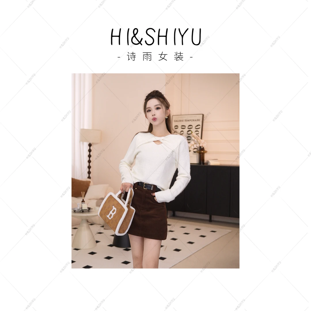 JCSY【华尔兹】小麻花设计款毛衣打底衫