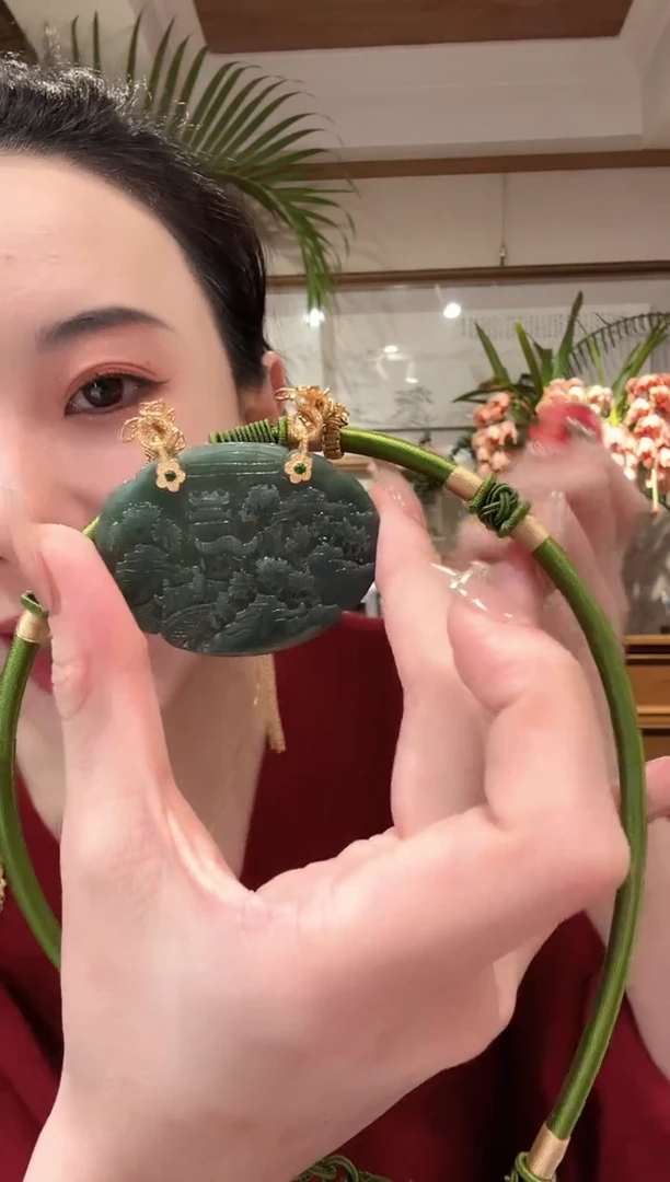【闪购商品】翡翠颈饰未镶嵌国风