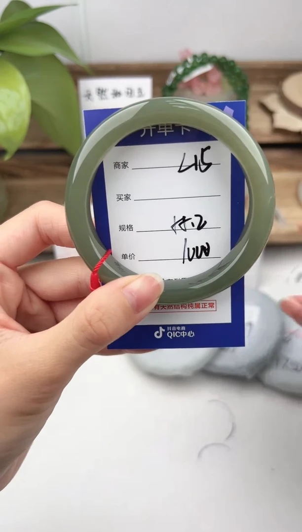 未镶嵌手镯和田玉微色差L15