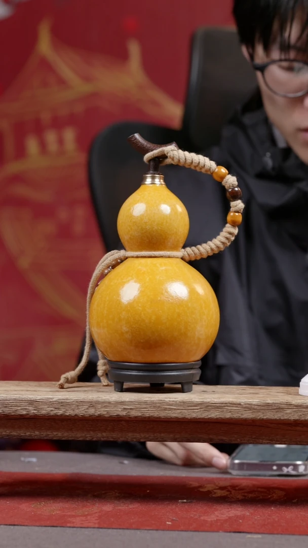 1167号大漆精品葫芦一物一拍500ml