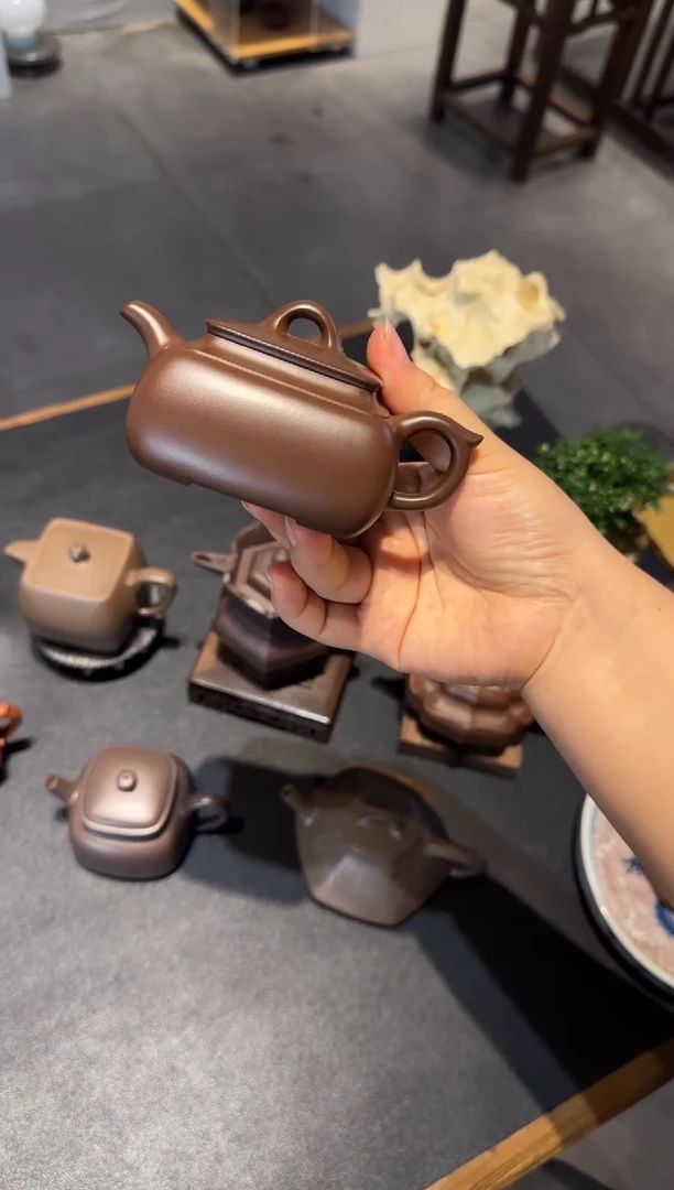 茶壶紫砂雨*长四方 紫砂壶