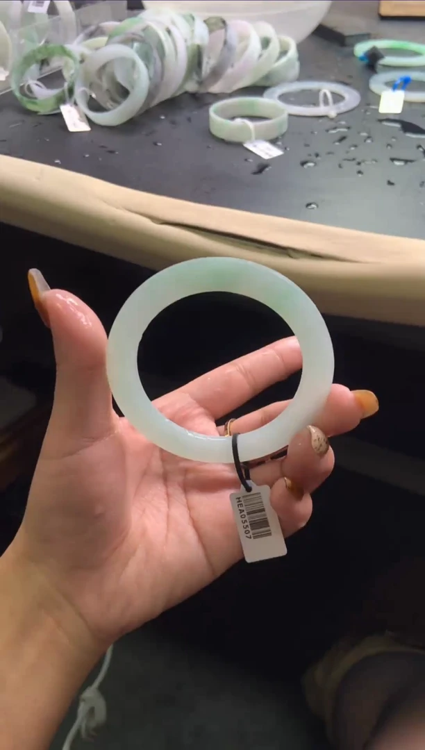 未镶嵌手镯定制翡翠54-61「定制不退不换」