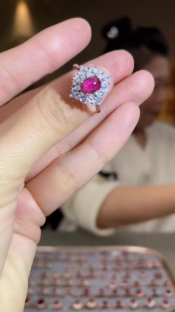 银S925镶嵌手饰碧玺手饰