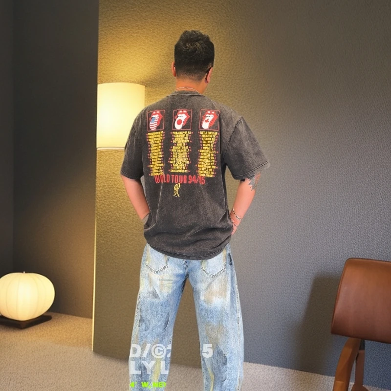 【A73】GD同款（洗水黑-3541）短袖T桖