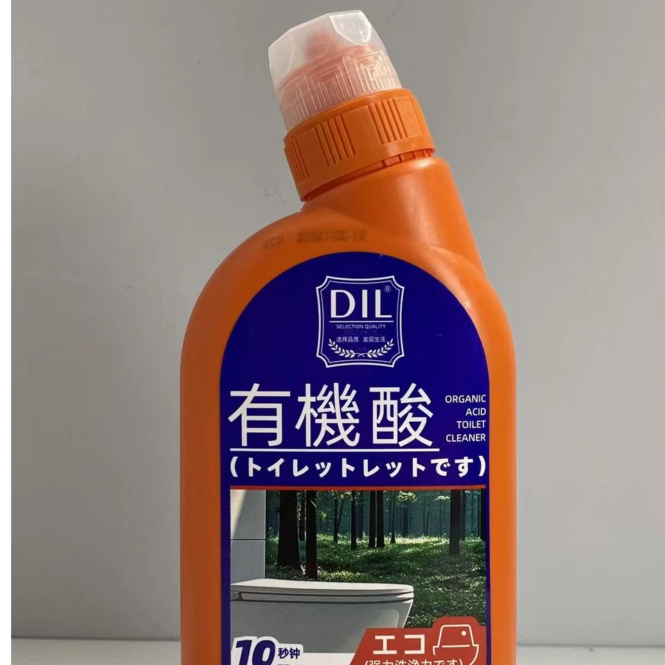 DIL有机酸500g/瓶液体强力清洁厕所清洁剂温和配方安全去污除臭