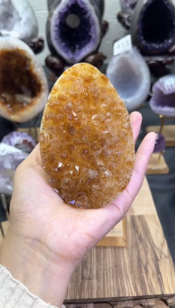 未镶嵌大型摆件（非配饰）紫晶418号龙蛋