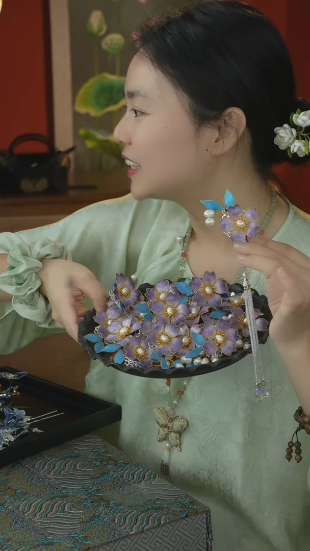 刺绣纯手工非遗国风饰品