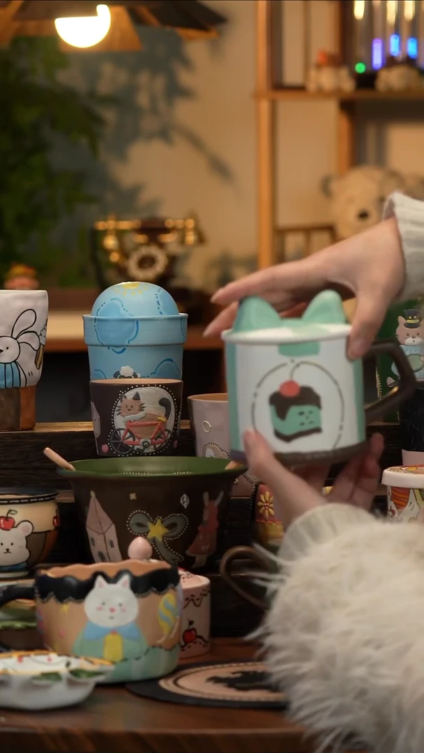 摆件陶A039景德镇原创手工陶瓷