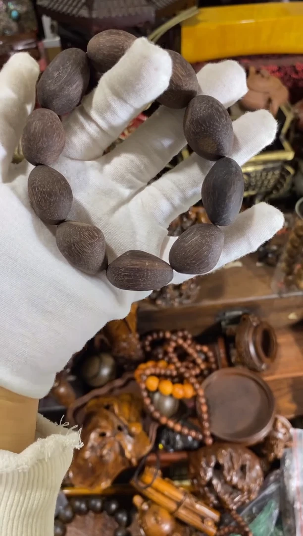 木中之王糖结紫奇单圈手串