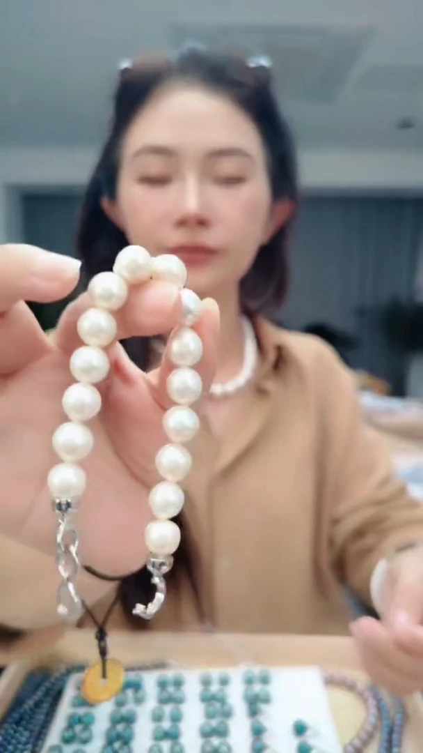 颈饰合金淡水珍珠2552白手串