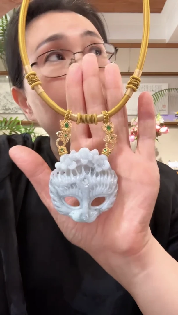 【闪购商品】翡翠颈饰未镶嵌国风