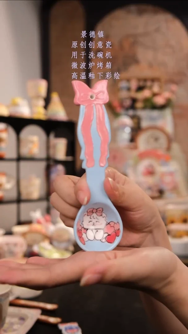 摆件景德镇手工手绘设计款