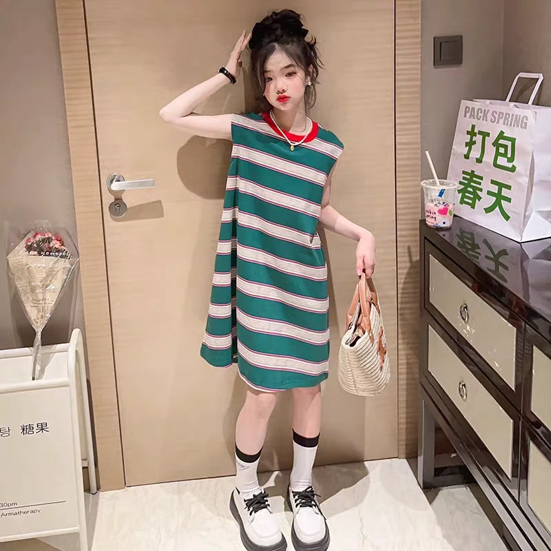 Y-F1148儿童夏款裙子孤品清仓洋气内搭