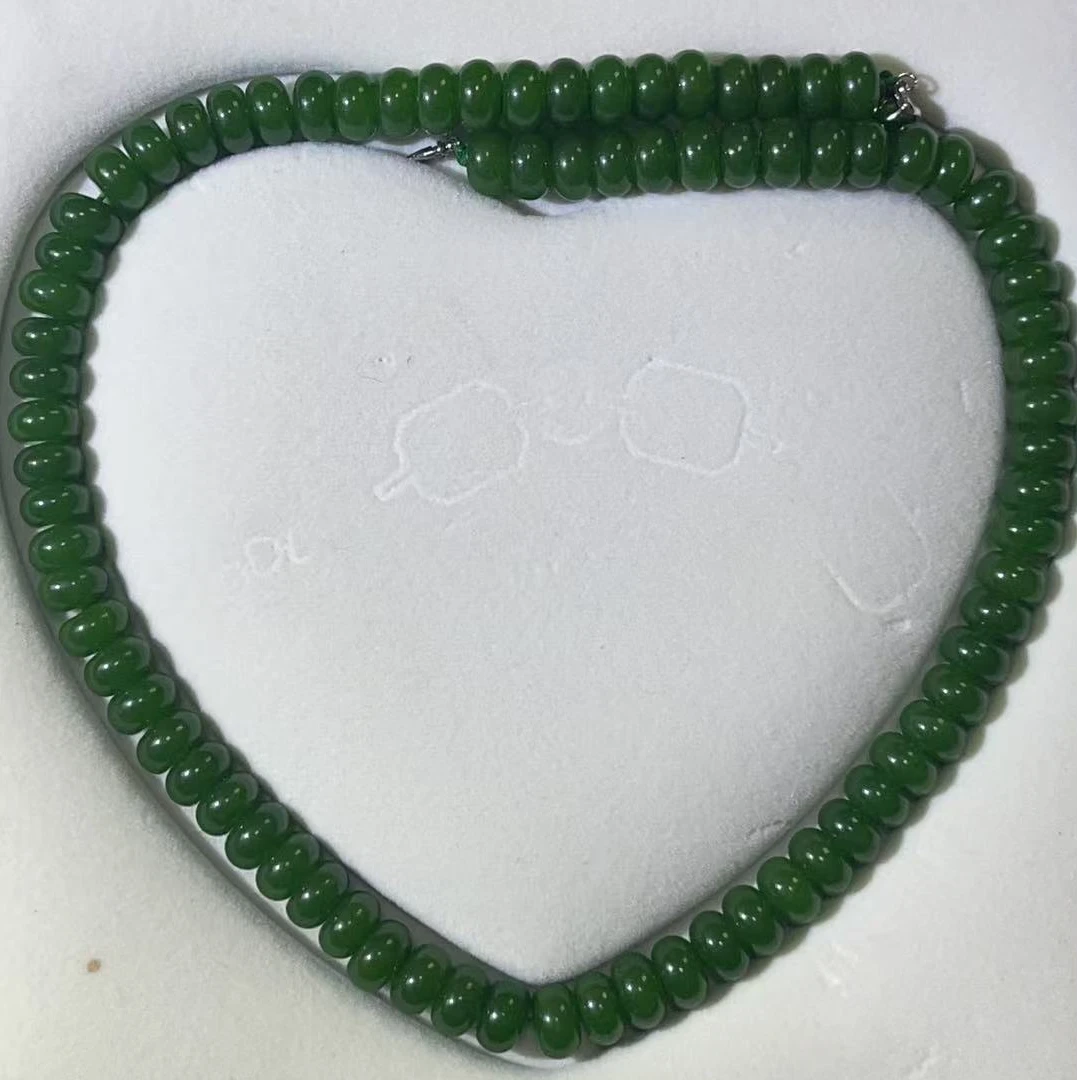 宝阁甄选绿算盘珠项链154