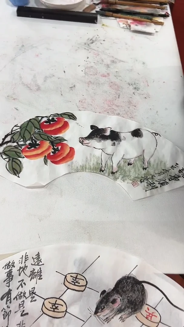 国画李火庆/国画/花鸟