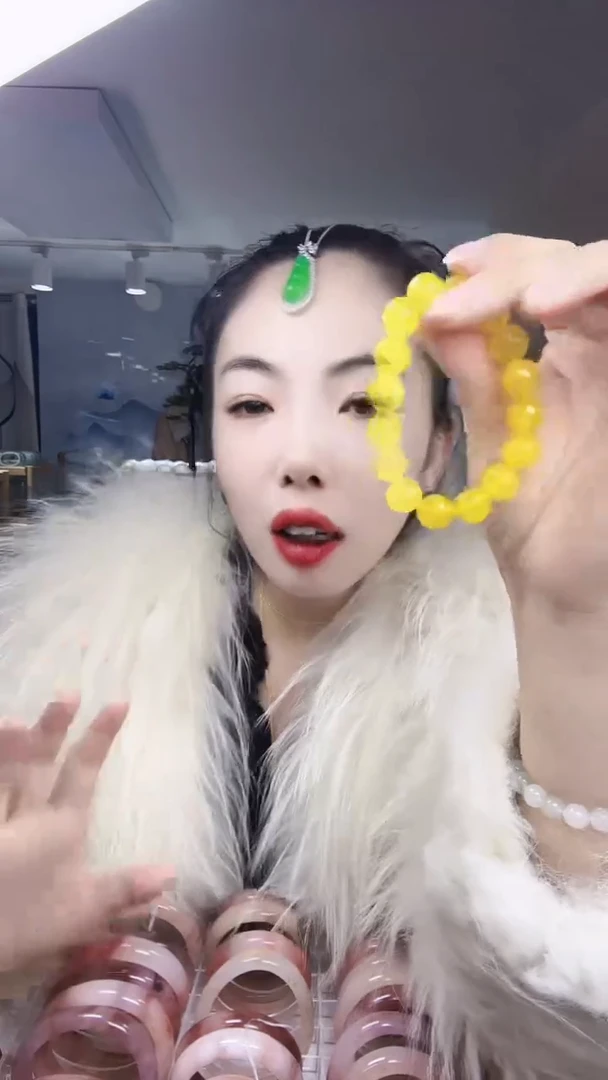 未镶嵌颈饰玛瑙/玉髓12毫米黄玛瑙手链