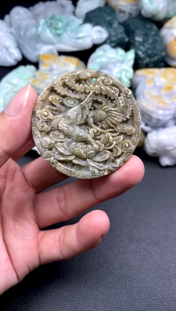 吊坠(不含链)未镶嵌翡翠1