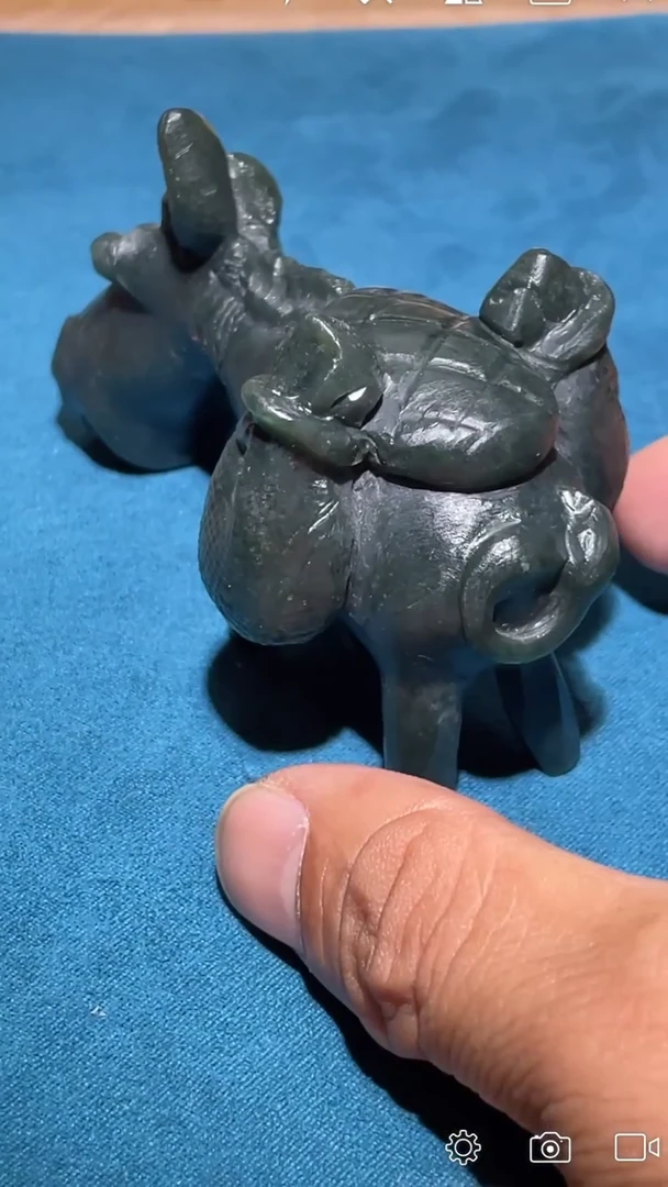 【闪购商品】和田玉BH956未镶嵌阿凡提的小毛驴