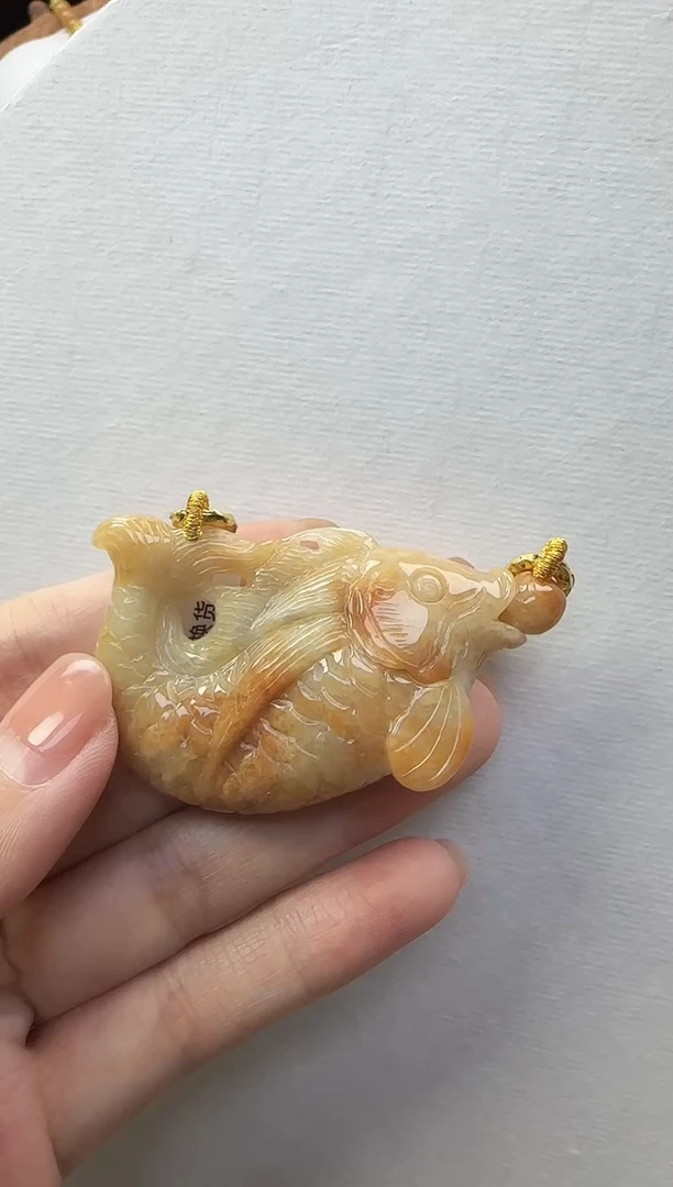 翡翠未镶嵌颈饰国风原创