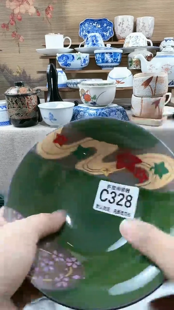 【闪购商品】瓷片多宝阁瓷器满18米包邮 C328