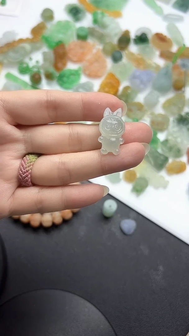 定制翡翠未镶嵌天然A货翡翠毛货不退不换15