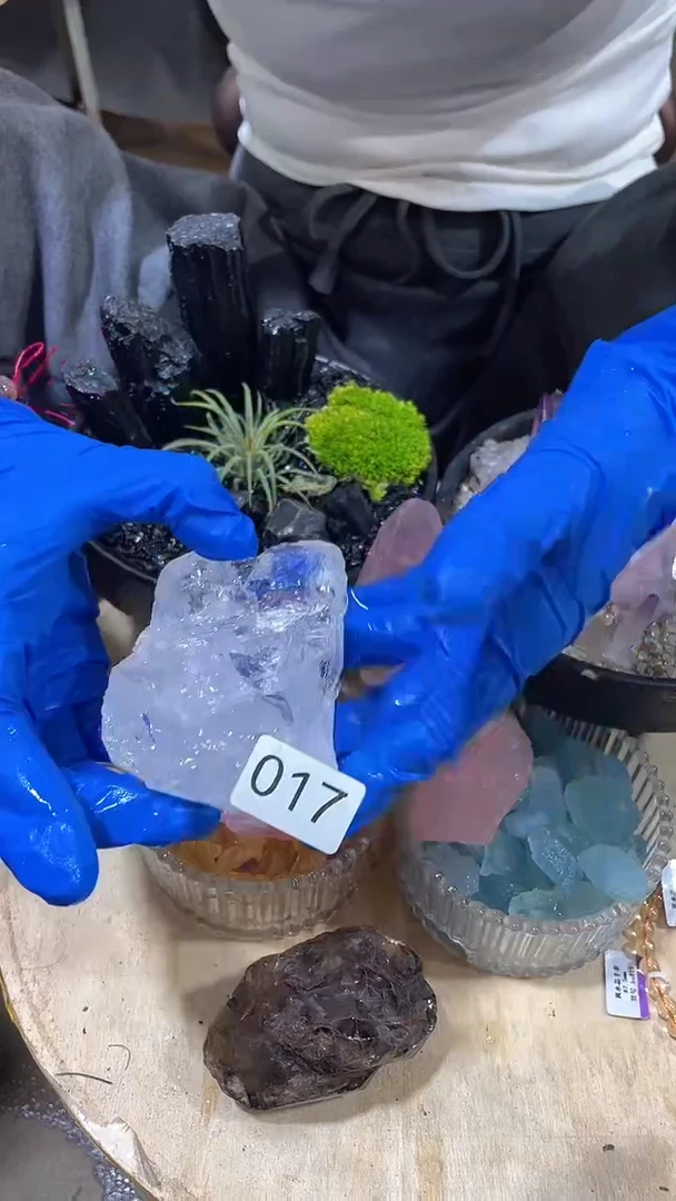 未镶嵌珠宝半成品水晶白阿塞-17