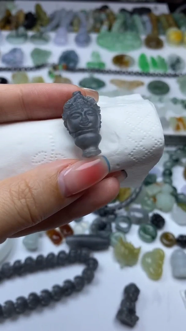 未镶嵌定制翡翠毛货定制不退不换