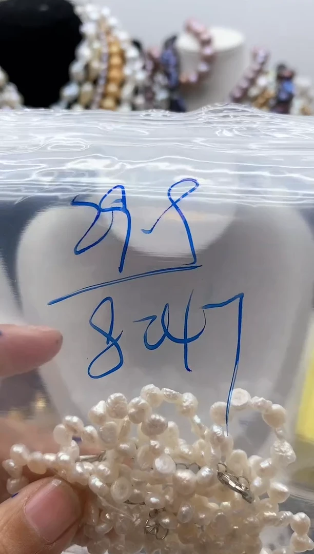 【闪购商品】淡水珍珠颈饰钛钢96