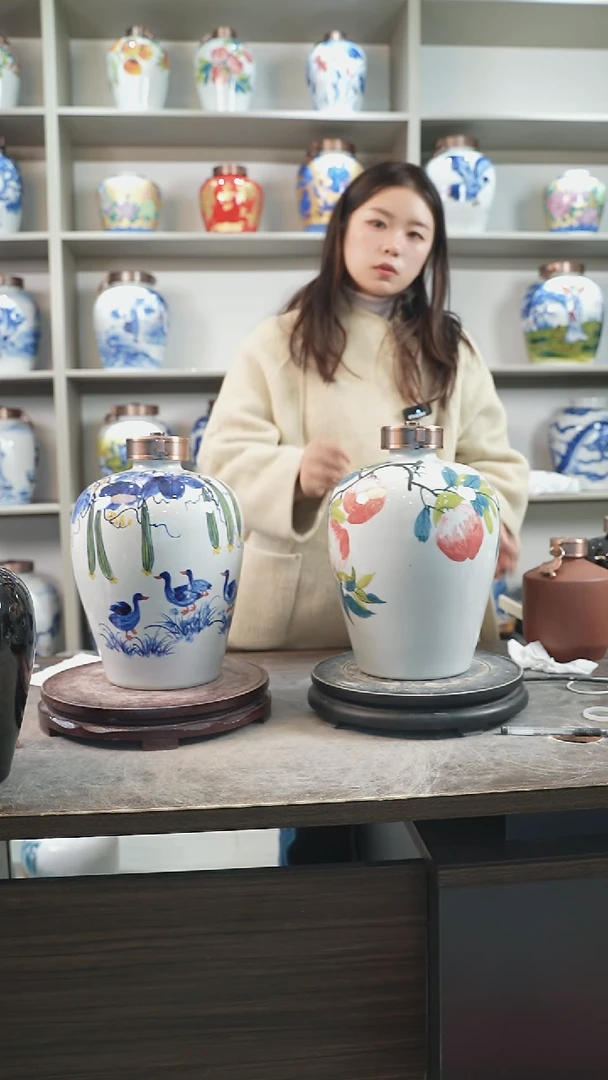 泥塑十斤装丝瓜小鸭子手绘款