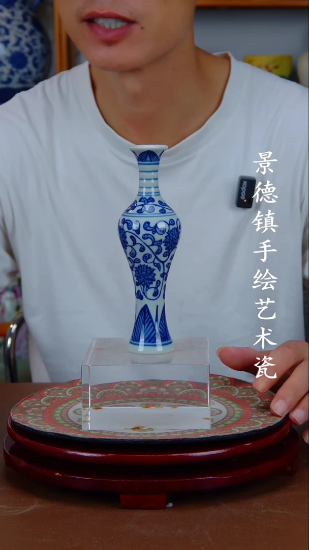 摆件景德镇手工手绘陶瓷摆件6