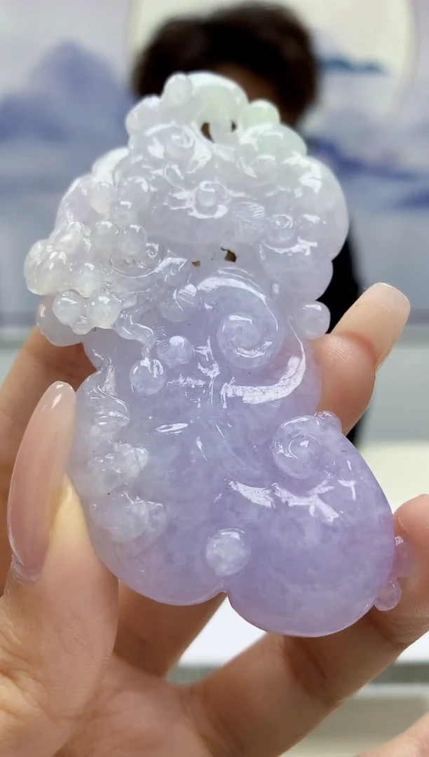 定制翡翠未镶嵌5159xx-毛货挂件80