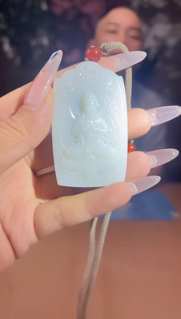 和田玉未镶嵌颈饰A098