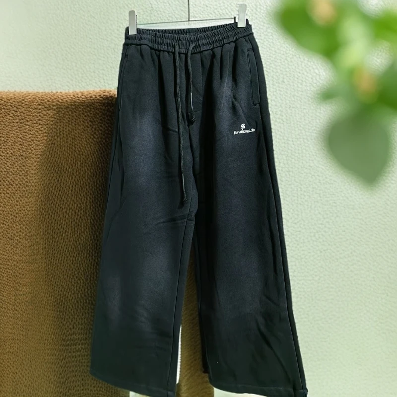 【58357-黑色】青少年加绒休闲运动裤