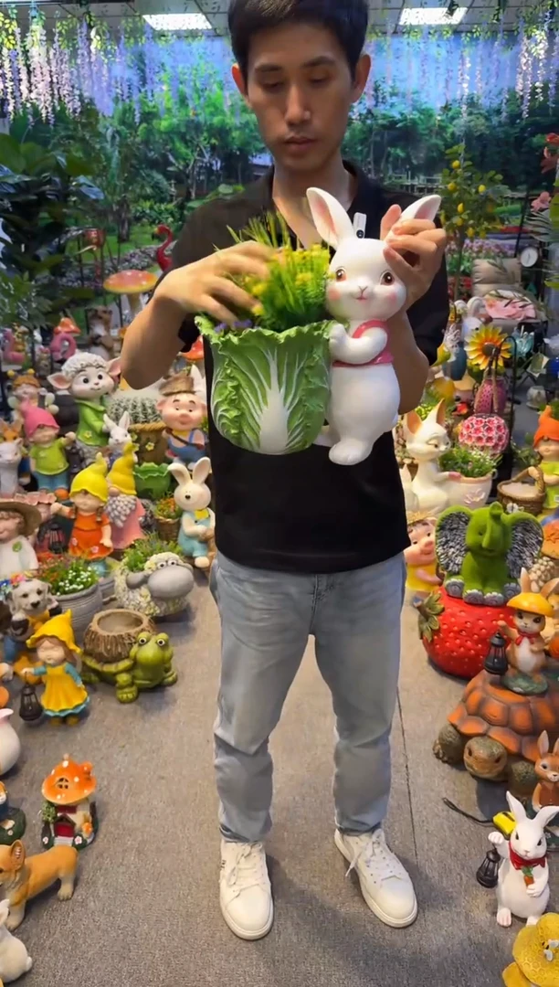 陶瓷花园庭院摆件&00&