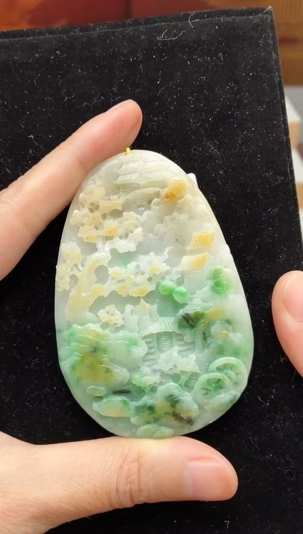 颈饰未镶嵌翡翠牌子