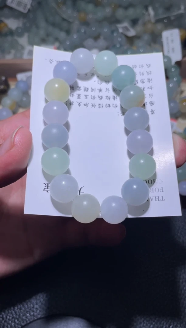 未镶嵌定制翡翠珠串
