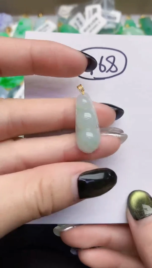 【闪购商品】翡翠18K金镶嵌颈饰0000000000