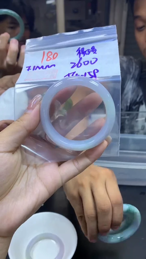 定制翡翠未镶嵌禄*180手镯54+2600元+拍一发一