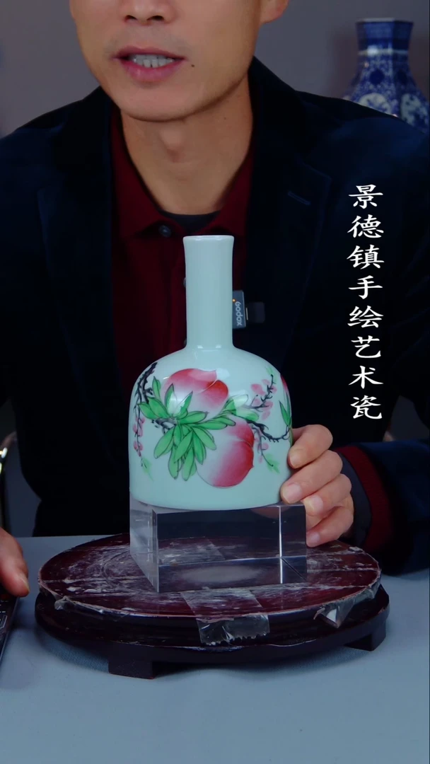 摆件陶瓷景德镇手工手绘陶瓷摆件12