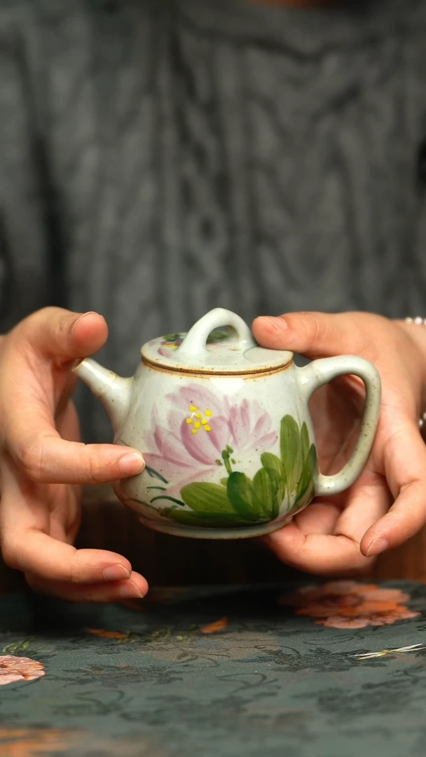 杯釉下彩手工手绘同款陶器