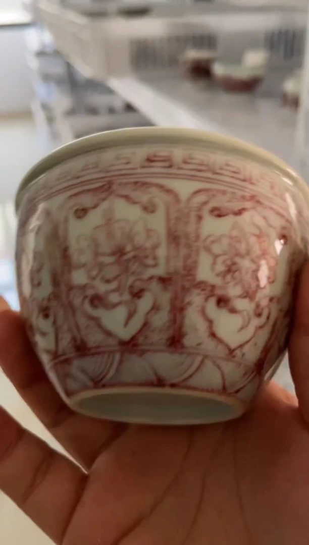 摆件景德镇手工手绘陶瓷微瑕E067