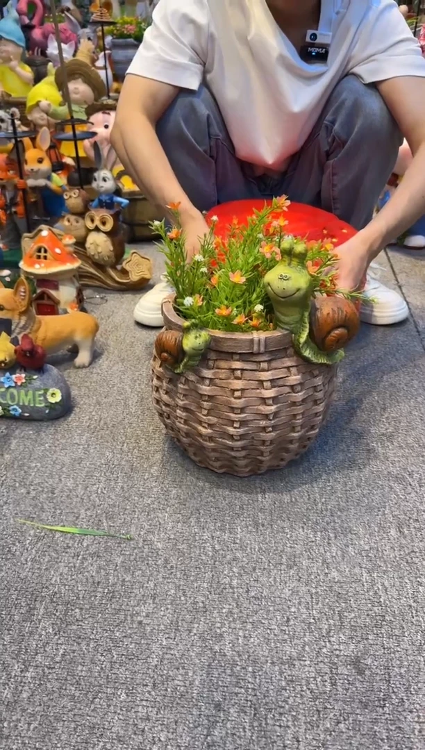 无花朵花园庭院摆件&00&