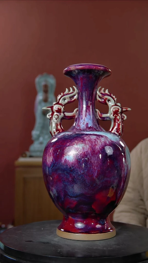 摆件大宋官窑【双祥瓶】