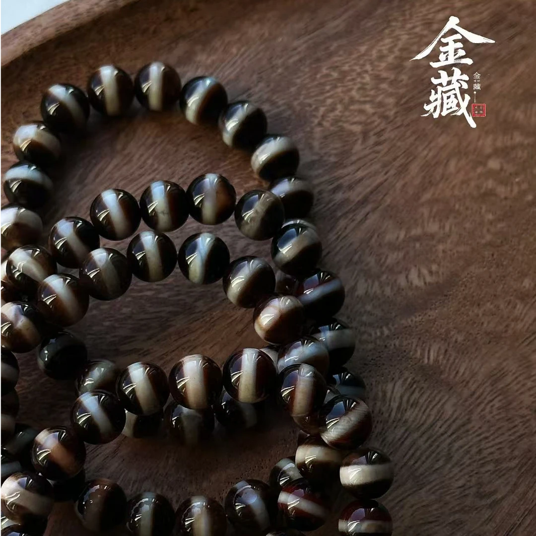 「金藏纯念」千里挑一捡漏玛瑙手工手串10mm