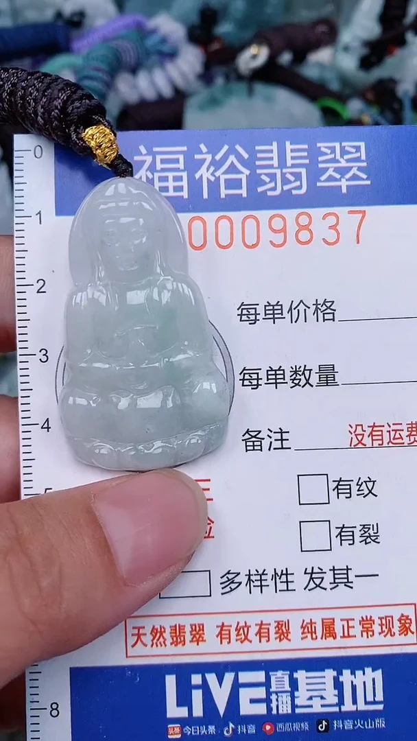 翡翠未镶嵌颈饰...0009837