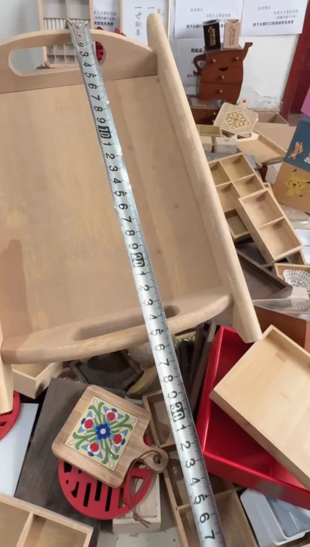 26*19竹木把手托盘微瑕拍下不退不换无售后