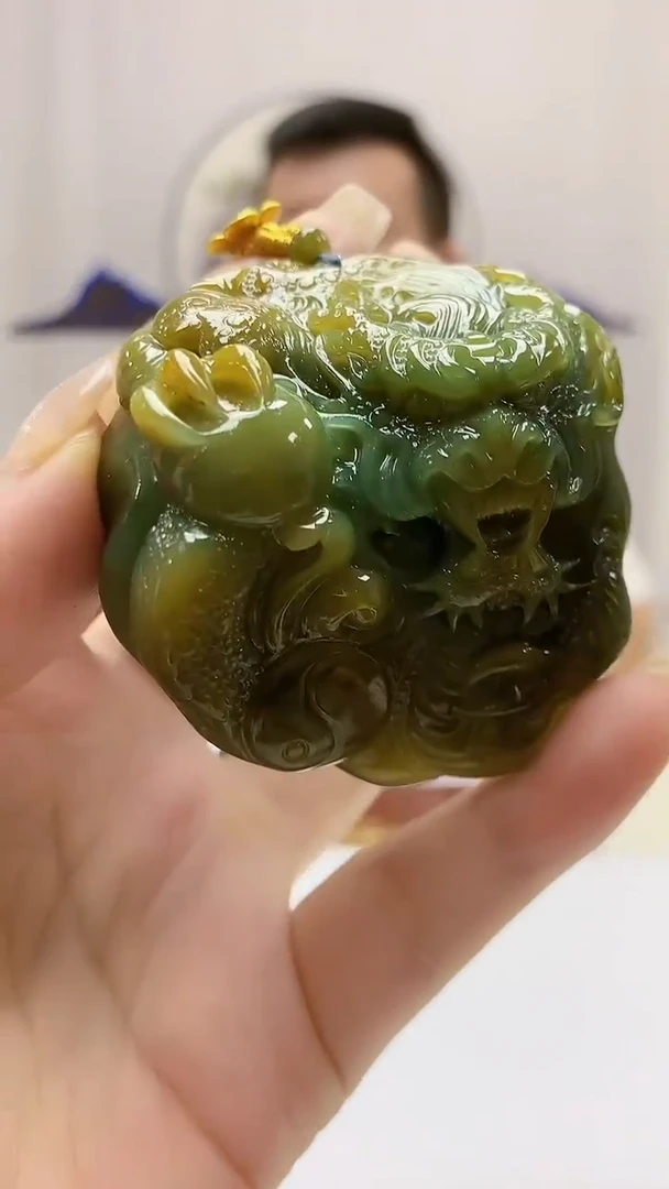 定制翡翠未镶嵌4812ms-毛货挂件赠珠链101