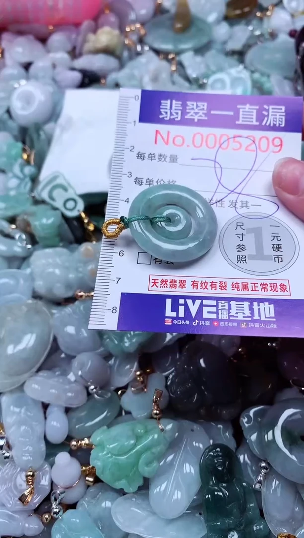 吊坠(不含链)未镶嵌翡翠5209