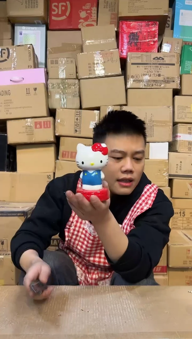 【闪购商品】杯陶瓷蓝色kt猫存钱罐