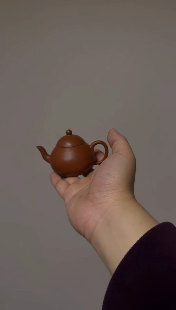 茶壶紫砂朱泥小香梨壶100CC